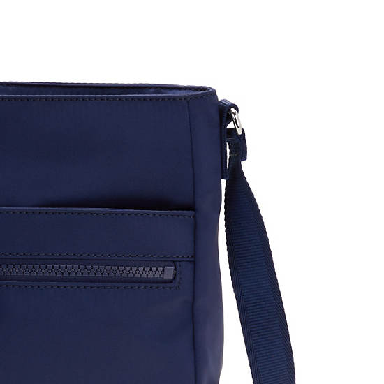 Kipling New Angie Crossbody Bag Handbag Blauw | België 1929LI